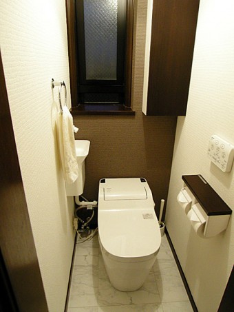 流すたびに、きれいになるアラウーノSにリフォーム